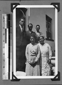 Staff of the school, Moravian Hope, South Africa, 1934