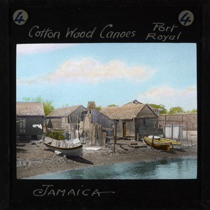 Fisherman's Shacks and Cotton-wood Canoes, Port Royal
