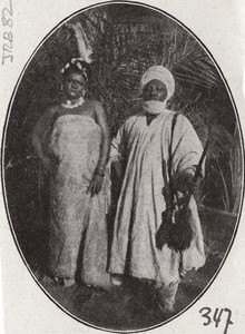 King Njoya and his sister, in Cameroon