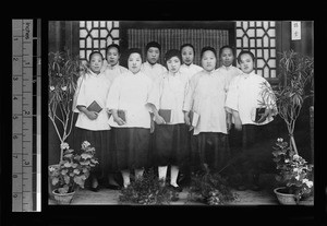 Women from the Peking Bible Training School, Beijing, China, 1923