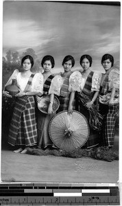 Five women, Manila, Philippines, ca. 1920-1940