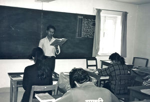 The UMN Business School in Kathmandu, Nepal, 1981-92. Photo from 1987