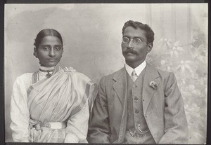 "Modern Tamil married couple