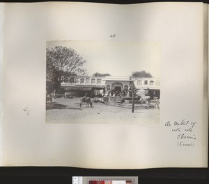 Market Square, Chomun, India, ca.1900