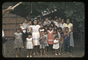 Group of church members, likely a rural congregation in Mexico