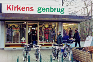 "Kirkens Genbrug" er et samarbejde om genbrugsbutikker mellem Samvirkende Menighedsplejer, Det Danske Missionsselskab og Dansk Santalmission (senere Danmission), fra 1994-2013