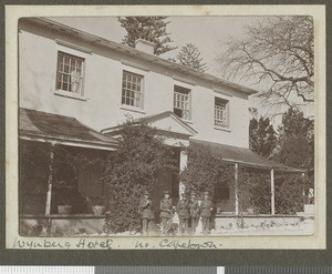 Officers at the Wynberg Hotel, Cape Town, South Africa, June 1917