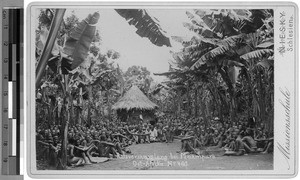 Council at Muampuru's house, East Africa