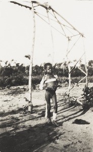 Young bandaged patient, Nigeria, ca. 1921