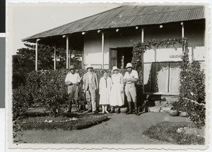 Hermannsburg missionaries visiting Swedish mission station, Najo, Ethiopia, ca.1930