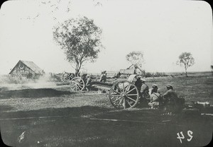 Firing Guns, China, 1911