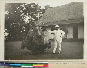 Andreas Pedersen and Johan Smith, Ambohimasina, Madagascar, 1906