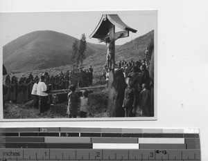 Gravesite at Fushun, China, 1940