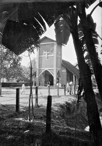 Bangladesh Lutheran Church/BLC. The Chapai Nawabganj Church, November 1985