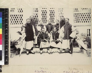 Group of Chinese Presbytery members, Quanzhou, Fujian Province, China, ca. 1894