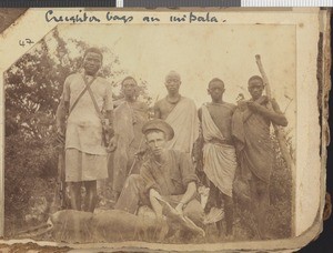 Creighton bags an impala, Dodoma, Tanzania, July-November 1917