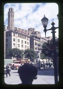 city street and buildings