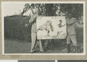 Illustration for evangelist meeting, Chogoria, Kenya, ca.1951