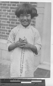 A Christian girl at Fushun, China, 1936