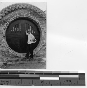 Father Mulcahy at Wuzhou, China, 1935