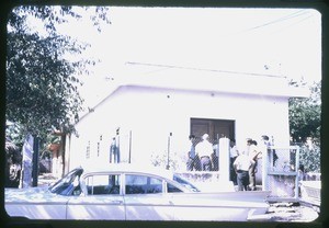 Group of church members, likely a rural congregation (Iglesia de Cristo), Mexico