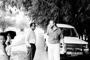 Bangladesh Lutheran Church/BLC, September 1991. Bishop Julius Paul from ELCM, Malaysia and DSM