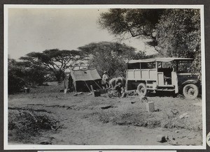 Camp at Mount Longido, Tanzania