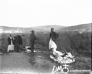 Indian trader on a journey, Pretoria, South Africa, ca. 1896-1911