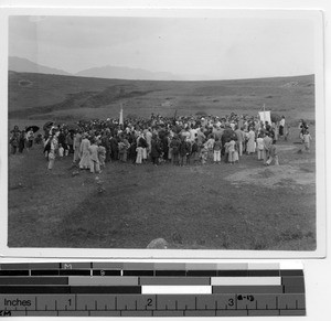 Chinese Memorial Day in Soule, China, 1935