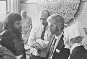 Annual Meeting Haslev 1989, Thorkild Schousboe Laursen, Svend Dissing and Per Kristensen