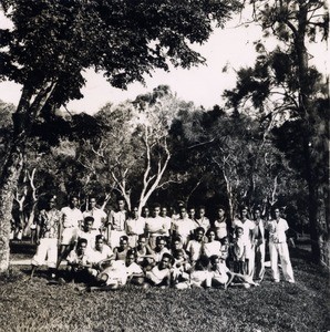 First and second grade pupils of the professional school in Do-Neva