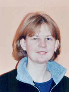 Medical student Rebekka Vibjerg Thomsen. Volunteer of Danmission, sent to Tirukoilur, South Ind
