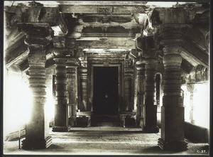 C 39. Interior view of the Chandranatha Jain Temple Mudabidri S. Kanara