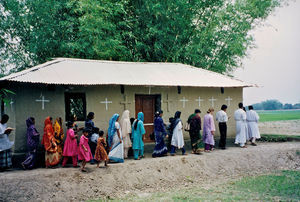 Bangladesh Lutheran Church/BLC. Church consecration at Dakeshori, April 30, 1995