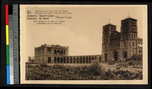 School connected to the church, Ankoro, Congo, ca.1920-1940