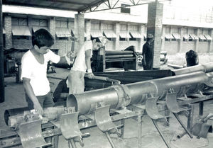 United Mission to Nepal, Butwal Technical Institute (BTI), 1987. Vocational training of young N