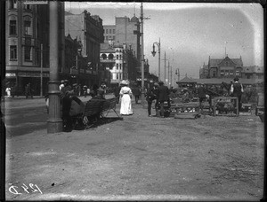 Market place, Johannesburg, South Africa, ca. 1901-1915