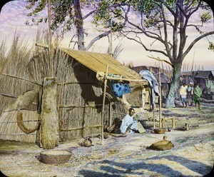 Village scene, India, ca. 1920