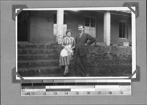 Missionaries Oskar and Mathilde Gemuseus, Rungwe, Tanzania, ca.1929-1930