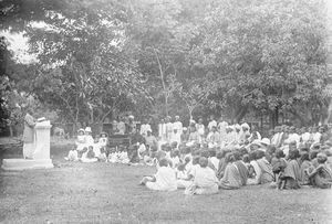 Siloam, Tirukoilur, Arcot. A Sunday Meeting in the garden