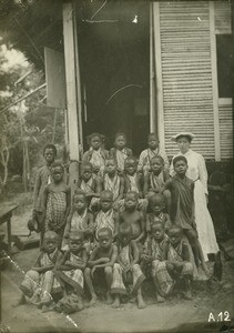 Mission school, in Talagouga, Gabon