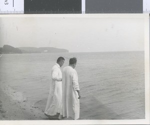 Baptism in Sopot Poland