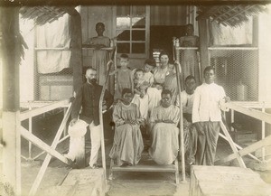 Allégret family, in Gabon