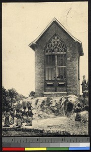 Venerating Mary at the country chapel, Congo, ca.1920-1940