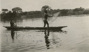 On the river, in Cameroon