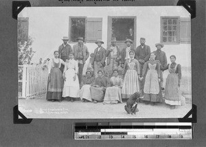 A group of Christian men and women, Elim, South Africa, 1894