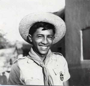 Boy scout, in Madagascar