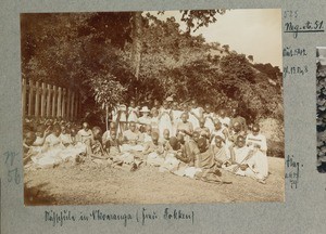 Sewing school in Nkoaranga, Nkoaranga, Tanzania, ca.1900-1913