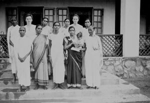 East Jeypore, India. From the women evangelist course, Rayagada Deanery, 1951. The Missionaries