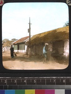 Poor urban housing, India,1924